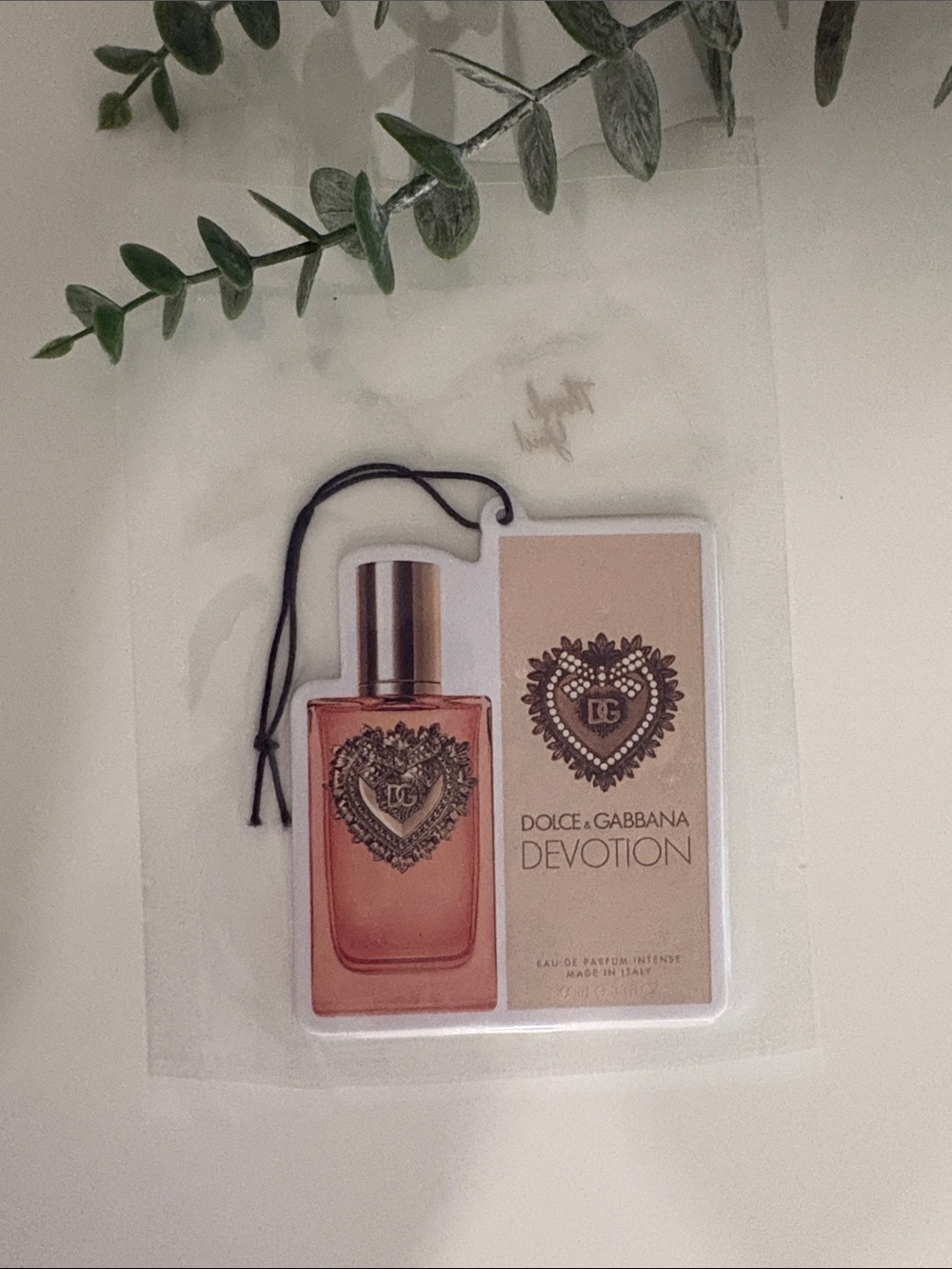 Dolce & Gabbana Devotion Air Freshener - Blush Pink & Gold
